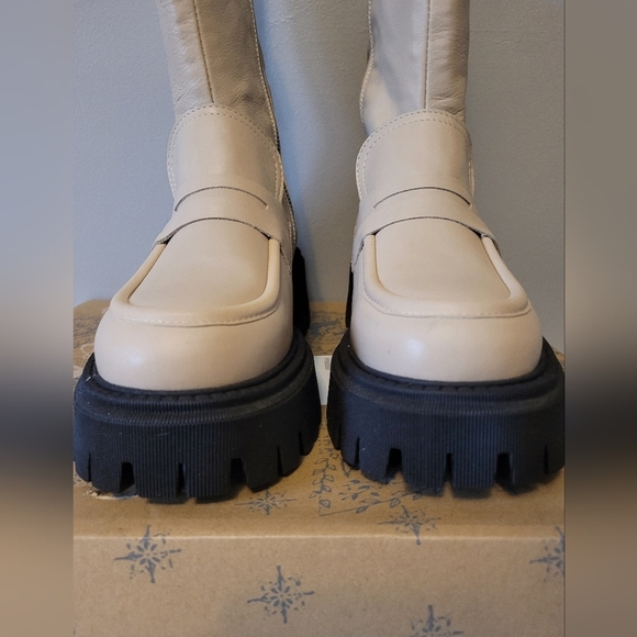 Free People Madison Loafer Boot In Afterglow, BNWT, Size 39 - Picture 4 of 12